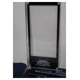 Set of 4 NFL Super Bowl Commemorative Lucite Ticket Holders
