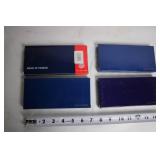 Set of 4 NFL Super Bowl Commemorative Lucite Ticket Holders