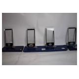 Set of 4 Super Bowl Commemorative Lucite Ticket Holders