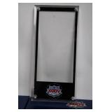 Set of 4 Commemorative Lucite Super Bowl Ticket Holders