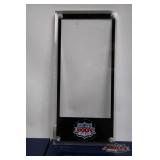 Set of 4 Commemorative Lucite Super Bowl Ticket Holders
