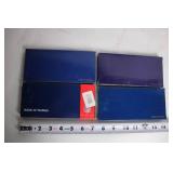 Set of 4 Commemorative Lucite Super Bowl Ticket Holders