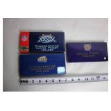 Set of 4 NFL Commemorative Super Bowl Lucite Ticket Holders