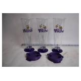 Set of 15 Minnesota Vikings Plastic Drinkware Set