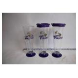 Set of 15 Minnesota Vikings Plastic Drinkware Set