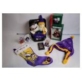 Minnesota Vikings NFL Themed Holiday Decor Collection