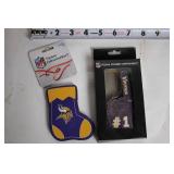 Minnesota Vikings NFL Themed Holiday Decor Collection
