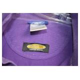 2XL Purple Reebok Vikings Polo Shirt with Embroidered Logo
