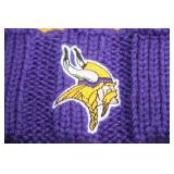Purple and Gold Minnesota Vikings Beanie and Gloves Set