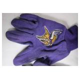 Purple and Gold Minnesota Vikings Beanie and Gloves Set