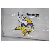 NFL Minnesota Vikings Clear Tote Bag with Purple Straps