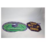 Set of 2 Minnesota Vikings Metal Wall Signs