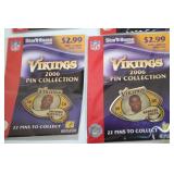 Set of 8 Minnesota Vikings 2006 Pin Collection