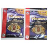 Set of 8 Minnesota Vikings 2006 Pin Collection