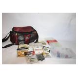 Fishing Gear Set with Tackle Bag, Hooks, and Lures
