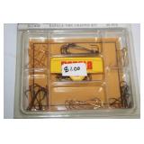 Fishing Gear Set with Tackle Bag, Hooks, and Lures