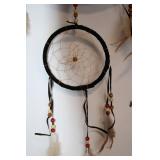 Dreamcatcher with White Buffalo and Feather Accents