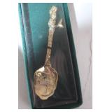 Vintage Weeki Wachee Souvenir Spoon with Display Case