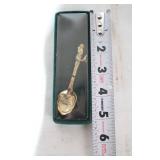 Vintage Weeki Wachee Souvenir Spoon with Display Case