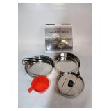 5-Piece Alpine Mountain Gear Stainless Steel Mess Kit