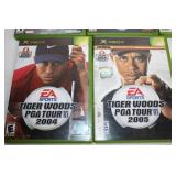 Lot of 8 Xbox Games Including Tiger Woods PGA Tour and X-Men Legends