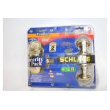 Schlage Deadbolt and Keyed Entrance Knob Security Pack