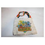 Vintage Sesame Street Live Tote Bag with Rainbow Handle