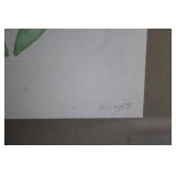 Framed Watercolor Tulip Artwork by Ferragati