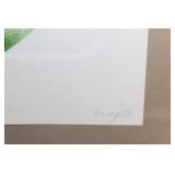 Framed Limited Edition Yellow Tulip Watercolor Print by Ferraguti