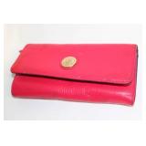 Tommy Hilfiger Pink Leather Wallet