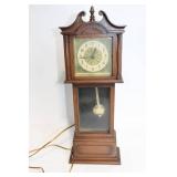 Vintage Wooden Mantel Clock with Pendulum