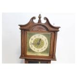 Vintage Wooden Mantel Clock with Pendulum