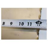 Vintage Scalloped Edge Mirror with Floral Detail