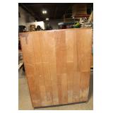 Vintage Wooden Bookcase with Adjustable Shelves