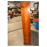 Sturdy 4-Shelf Wooden Bookshelf