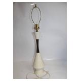 Mid-Century Modern Table Lamp with Brass Socket