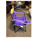 Minnesota Vikings Folding Tailgate Chair with Cup Holders