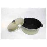 Set of 4 Olive Green Non-Stick Cookware with Lids