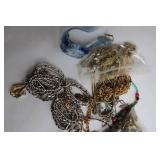 Large Lot of Assorted Jewelry and Winchester Collectible Belt Buckle