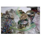 Large Lot of Assorted Jewelry and Winchester Collectible Belt Buckle