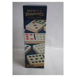 Game Gallery Double-12 Dominoes Set with 91 Color Dot Dominoes