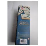 Game Gallery Double-12 Dominoes Set with 91 Color Dot Dominoes