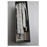 Game Gallery Double-12 Dominoes Set with 91 Color Dot Dominoes