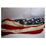 Large Vintage American Flag
