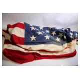 Large Vintage American Flag