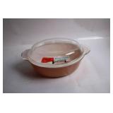 Vintage Anchor Hocking Mira-Clean Oval Ovenware with Lid