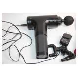 Hy-Impact Percussion Massage Gun with Attachments and Carry Bag