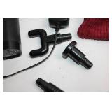 Hy-Impact Percussion Massage Gun with Attachments and Carry Bag