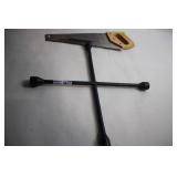 Husky Hand Saw and Four-Way Lug Wrench Set