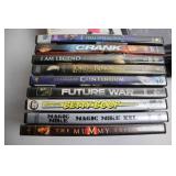 Collection of 50+ Assorted DVD Movies and Workout DVDs